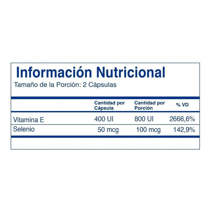 Cápsulas Bénet Vitamina E Y Selenio - Imagen 2