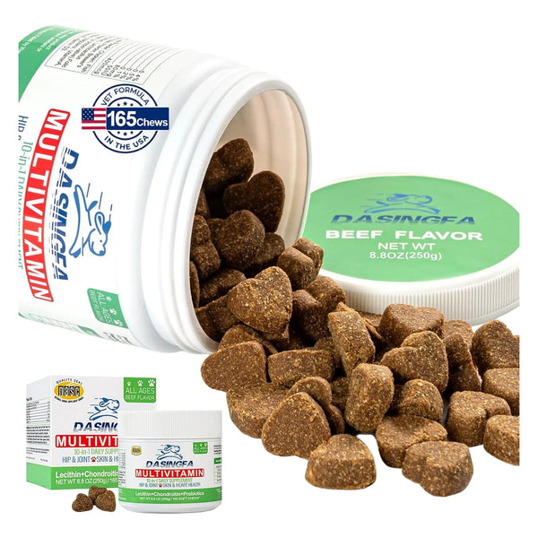 Multivitaminas Masticables Para Perros Con Glucosamina Omega3 Y Probióticos