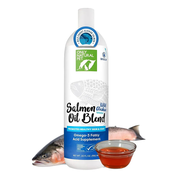 Aceite De Salmón De Alaska Líquido Omega 3 Y 6 Para Perros Y - Imagen 1
