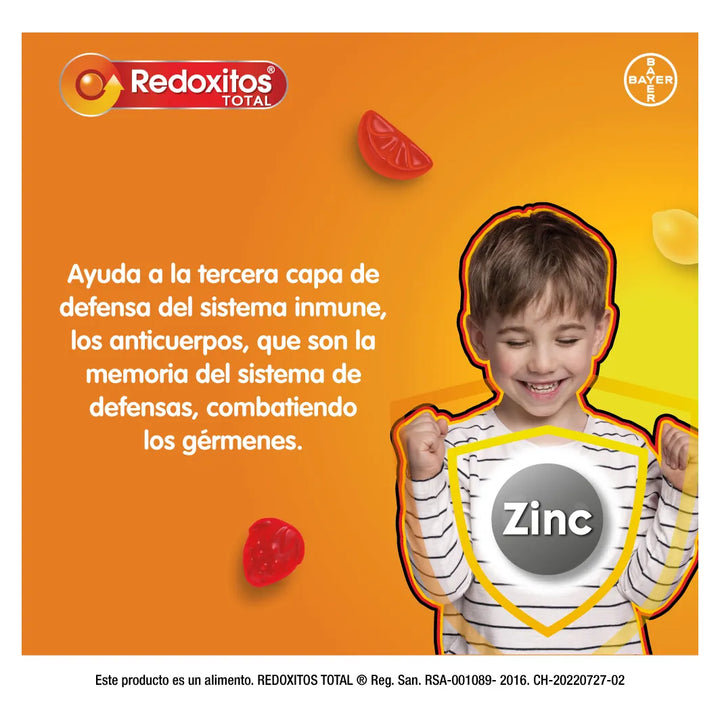 Redoxitos Total Gums 25 Co Naranja - Fresa - Limón - Imagen 5