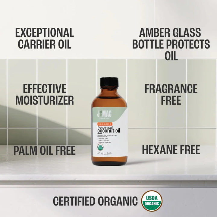 Aceite De Coco Fraccionado Orgánico 473 Mililitros Para Dilu Sin Fragancia - Imagen 3
