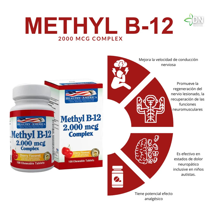 Methyl B-12 2000mg X100 - Imagen 3