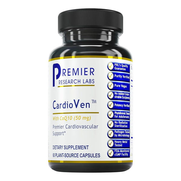 CardioVen Soporte Cardiaco Con Coq10 Fermentado Y Arandano Vegano 60 Capsulas