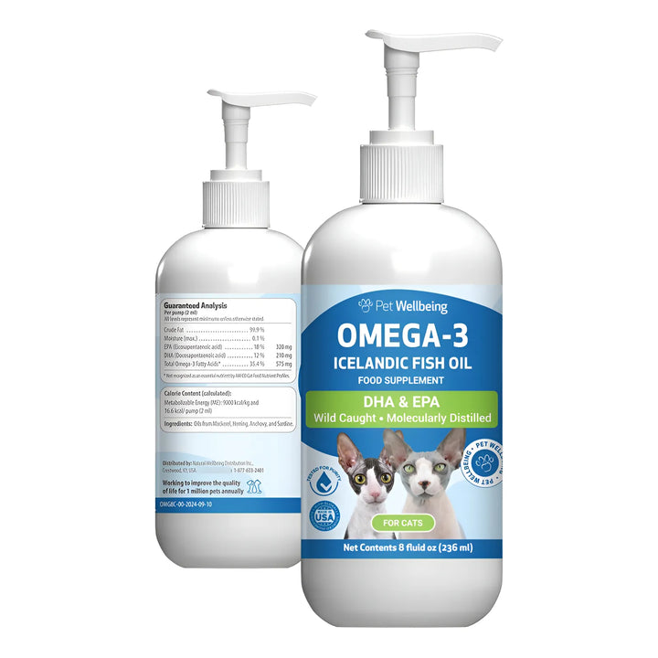 Aceite De Pescado Islandés Omega 3 Para Gatos Captura Natura - Imagen 1