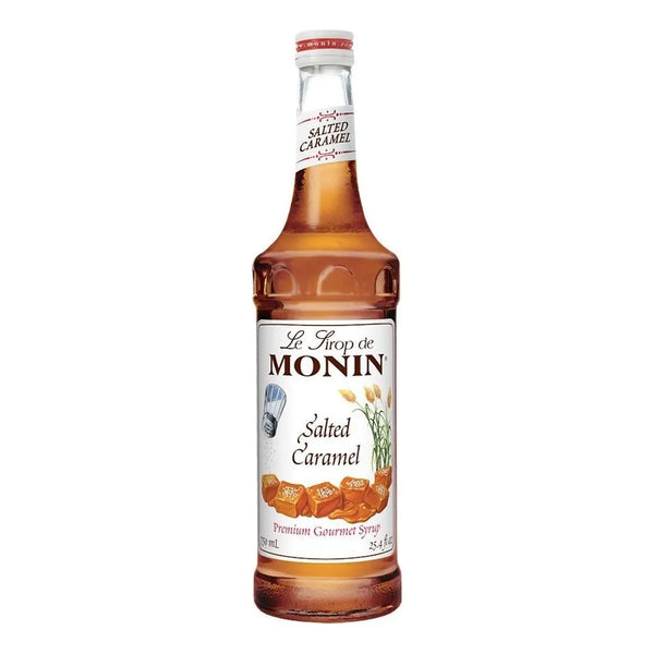 Jarabe Salted Caramel Monin 750 Ml Sabor Premium Para Bebidas Y Postres