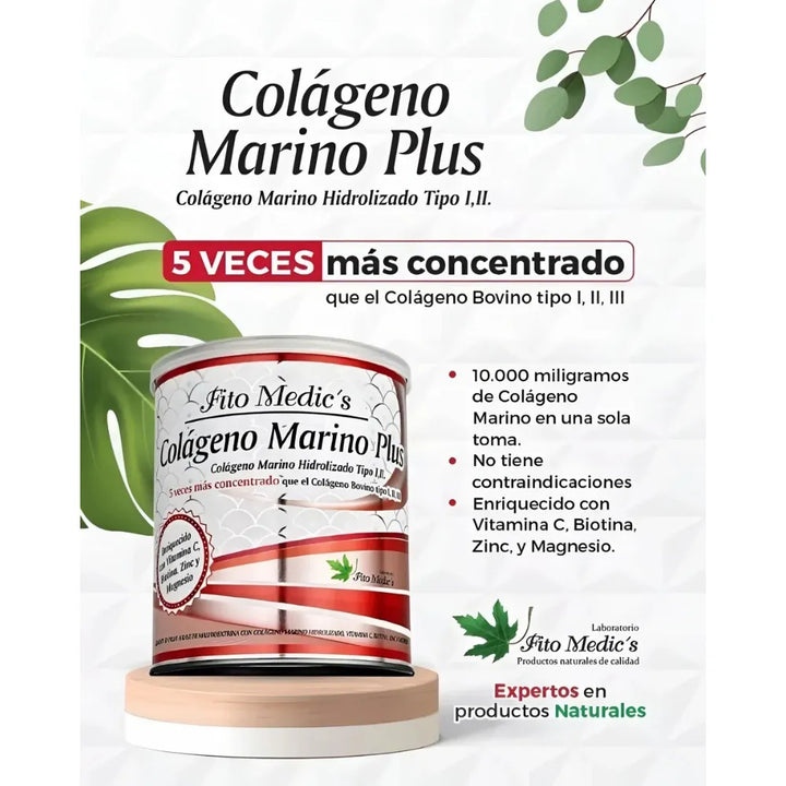 Colágeno Marino Plus Hidrolizado X400 Gr - Imagen 2