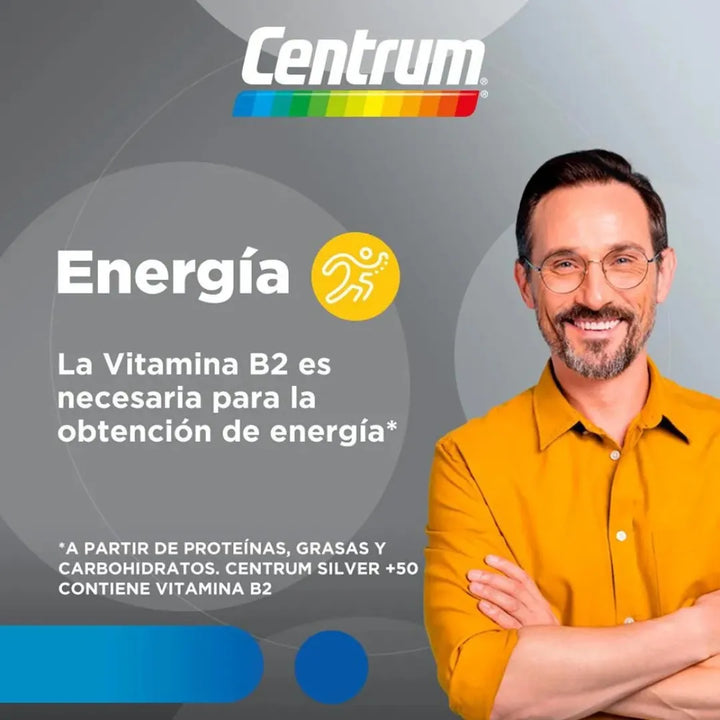 Centrum Silver X 100 Tabletas Sin Sabor - Imagen 4
