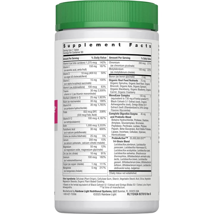 Multivitamínico Para Menopausia 90 Tabletas Fócil Digestión - Imagen 2