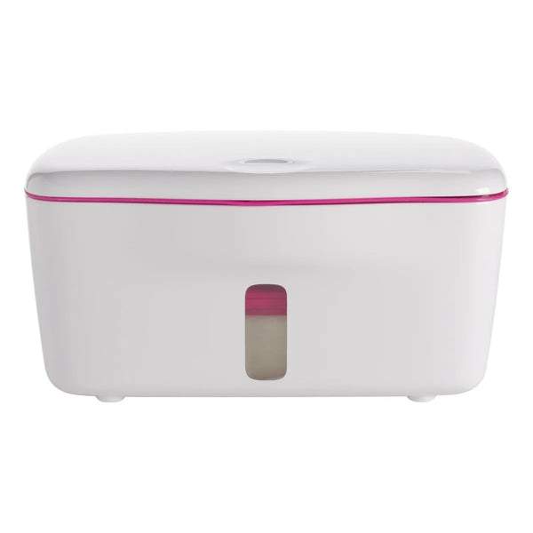 Dispensador Toallitas Plastico Silicona Rosa 18x10x3 Cm Organiza Y Protege Tus Toallitas Con Estilo