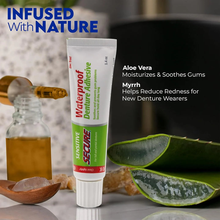 Adhesivo Para Dentaduras Postizas Sensibles Secure X 2 Und - Imagen 3