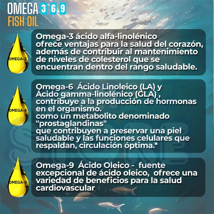 Omega 3, 6 & 9 Epa Dha 1300mg - Imagen 4