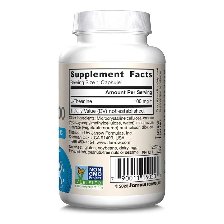 Teanina 100 Mg Aminoacidos Neurologicamente Activos 60 Cap - Imagen 10