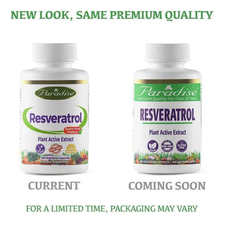 Cápsulas De Resveratrol 100% Concentrado Natural 180 Unidade - Imagen 2