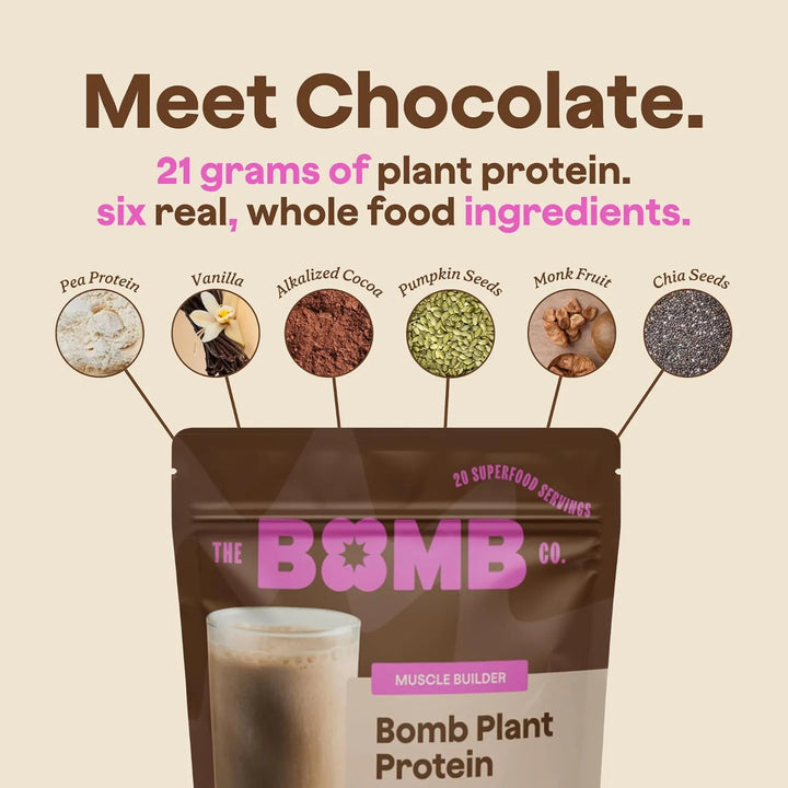 Bolas Energéticas De Proteína Sabor Chocolate Energía Instan - Imagen 4