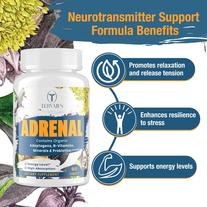 Complemento Natural Hierbas Adaptógenas Apoyo Suprarrenal Co - Imagen 4