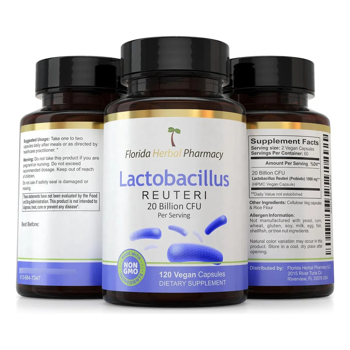 Cápsulas Probióticas Lactobacillus Reuteri 20 Mil Millones U - Imagen 4