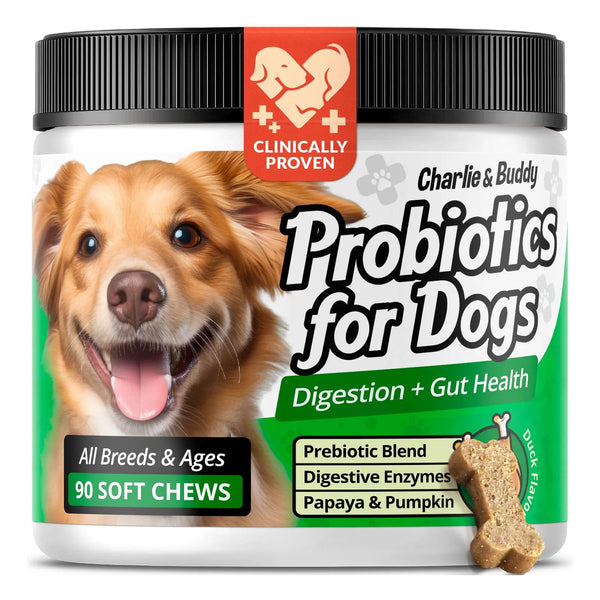 Probióticos Masticables Para Perros Salud Intestinal Digestión 90 Chews