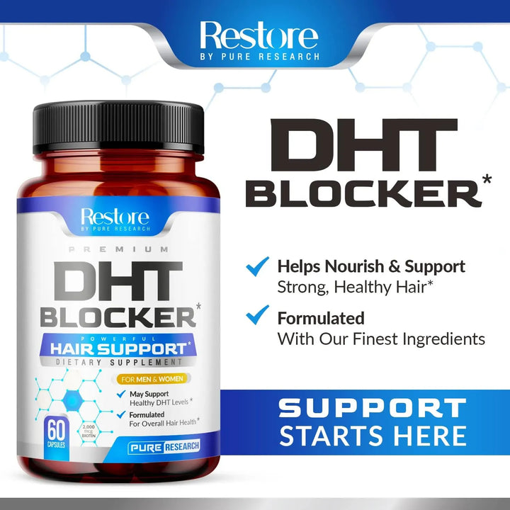 Bloqueador De Dht Apoyo Crecimiento Cabello Fuerte Saludable - Imagen 3