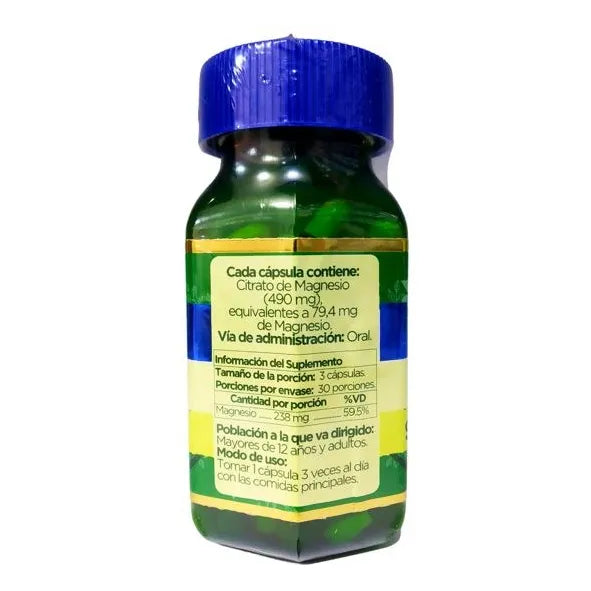 Citrato De Magnesio X 90 Cápsulas - Imagen 4