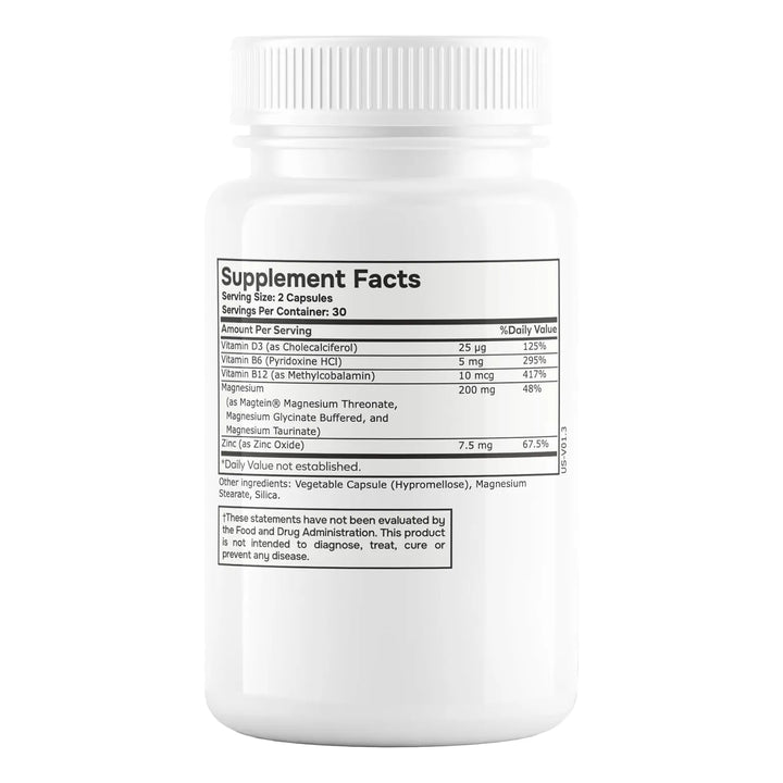 Glicinato Magnesio L-treonato Taurinado Complejo Multivitamí - Imagen 9