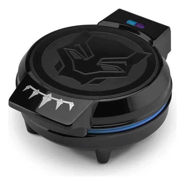 Maquina De Gofres Black Panther Diseño Moderno Antiadherente Y Facil Limpieza