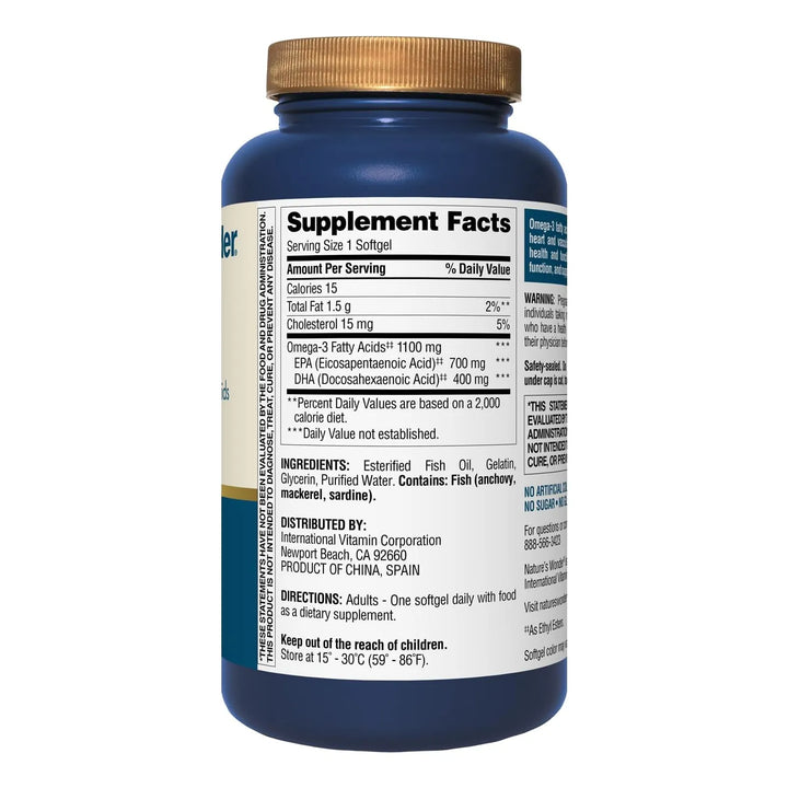 Aceite De Pescado 1100 Mg Omega 3 Epa Dha Cápsulas Blandas 1 - Imagen 9