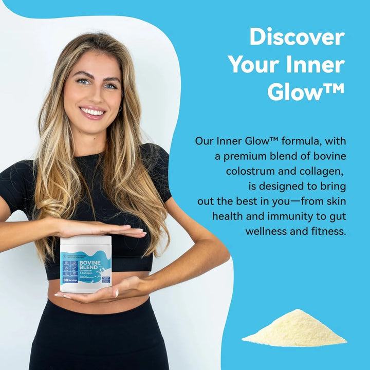 Calostro Bovino Colágeno En Polvo Salud Intestinal Apoyo Inm - Imagen 2