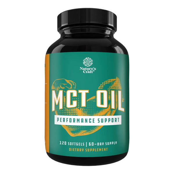 Cápsulas De Aceite De Coco Mct Con Ácido Caprílico Para Ener - Imagen 1