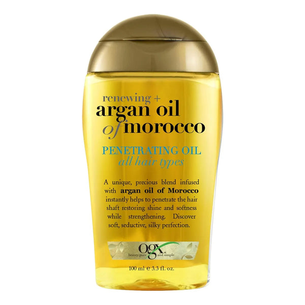 Aceite De Argan Renovador OGX Cabello 100 Ml Brillo Reparacion Intensa