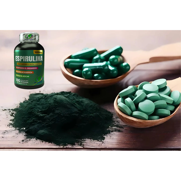 Espirulina Micro Alga 1000mg- Invima - Imagen 9