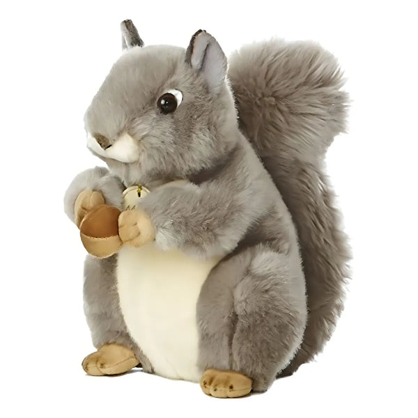Peluche Afelpado Ardilla 8 Pulgadas Grey Aurora World Compañero Juego Y Sueño