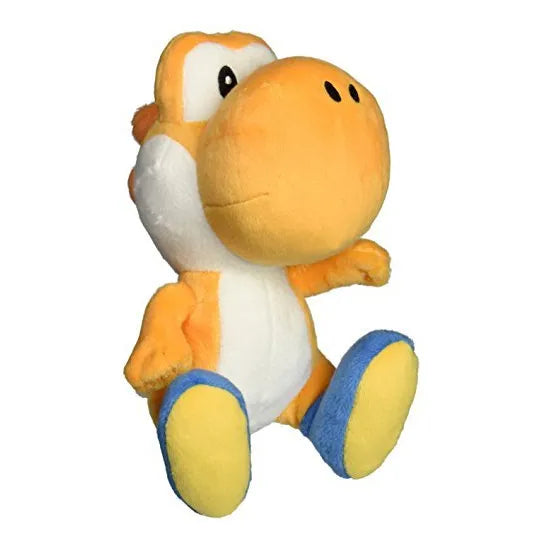 Peluche Yoshi Naranja Super Mario Bros Con Little Buddy Juguete Suave