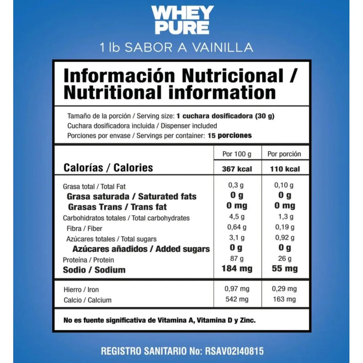 Proteina Whey Pure - Imagen 2