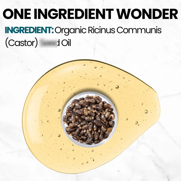 Aceite De Ricino Orgánico 475 Mililitros Prensado En Frío Bo - Imagen 4