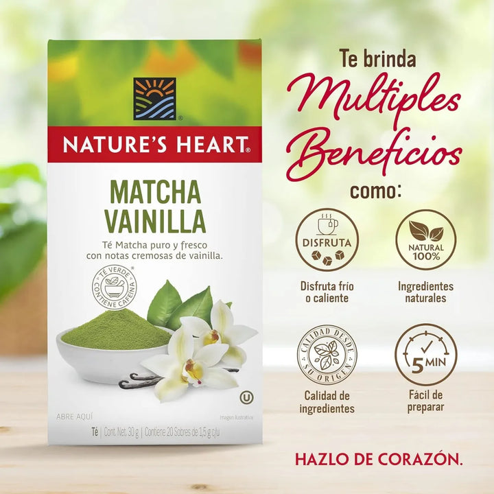 Te Matcha Vainilla 20 Sobres - Imagen 3