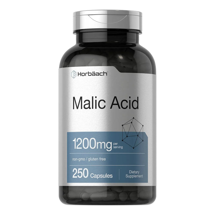 Cápsulas De Ácido Málico 1200 Mg 250 Unidades Saludable Y Na - Imagen 1