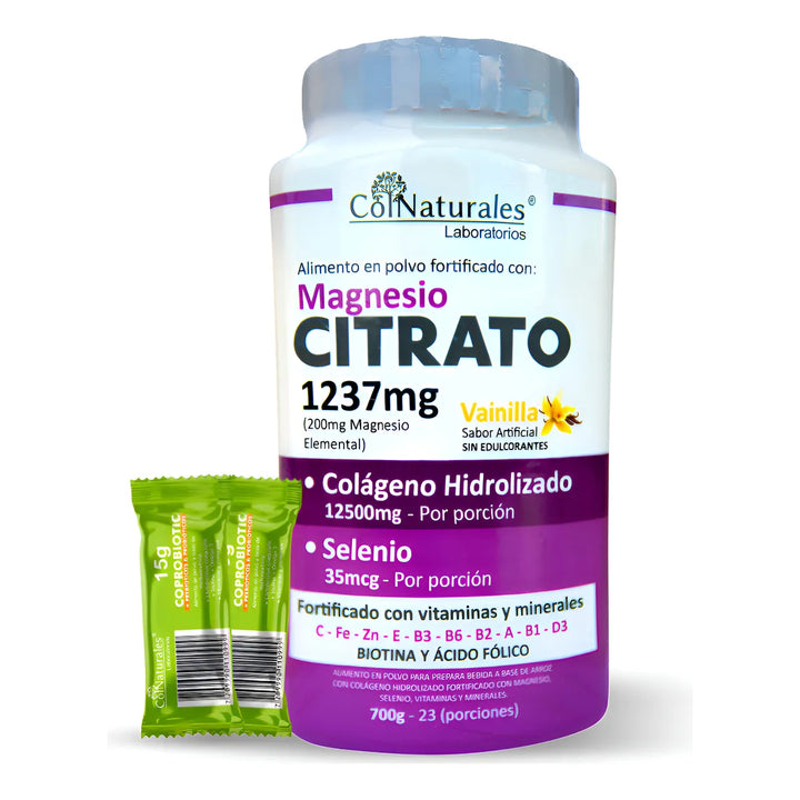 Citrato De Magnesio + Selenio Vainilla - Imagen 1