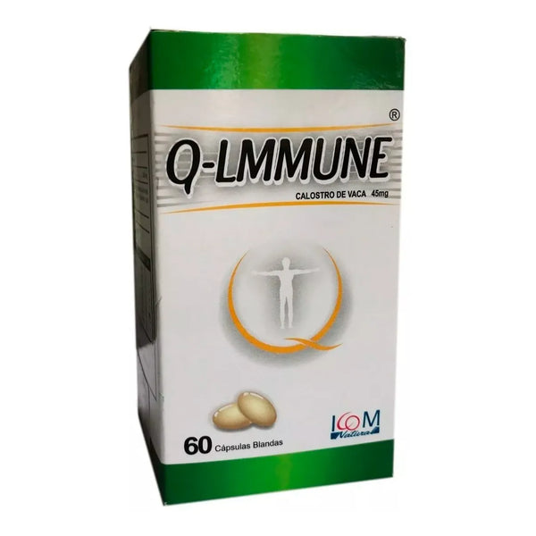 Calostros Factores De Transferencia Q-lmmune 60 Capsulas - Imagen 1