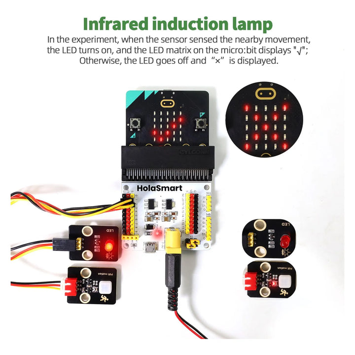 Adaptador De Expansión Para Bbc Microbit Sensor De Placa Com - Imagen 5