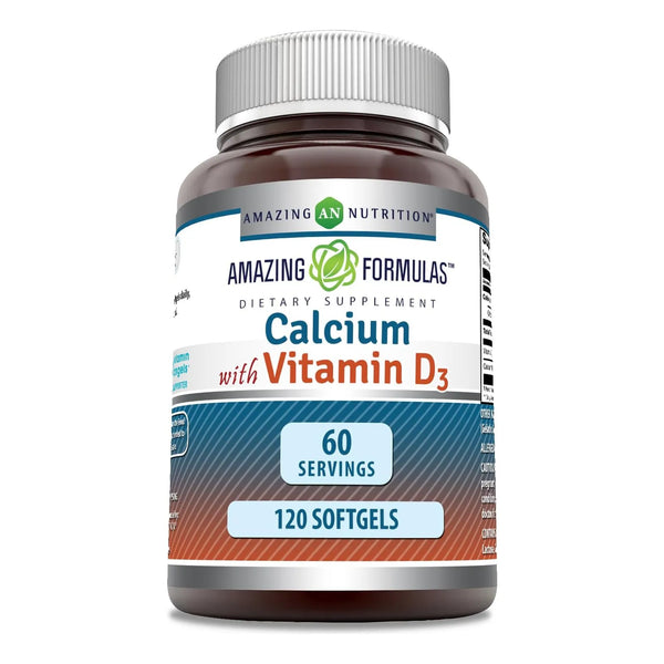 Cápsulas Blandas Calcio Vitamina D3 120 Unidades Fortalecen - Imagen 1