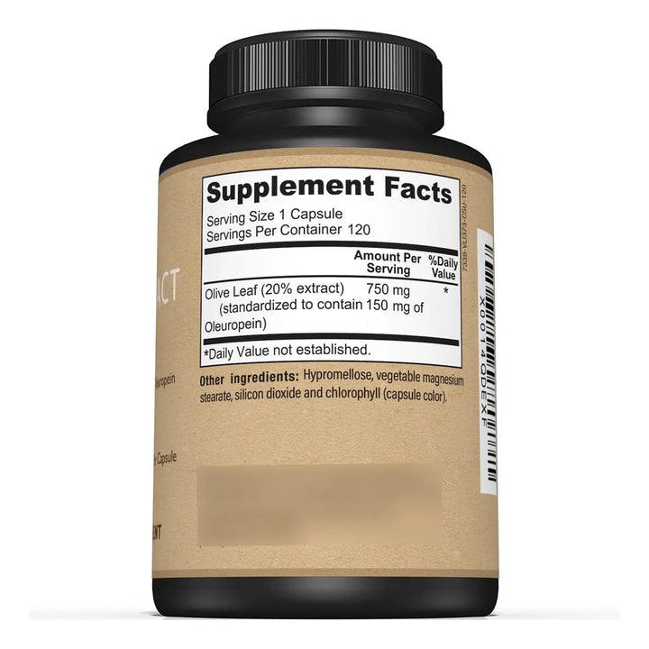 Cápsulas Extracto Hoja De Olivo 20% Oleuropeína Apoyo Sistem - Imagen 2