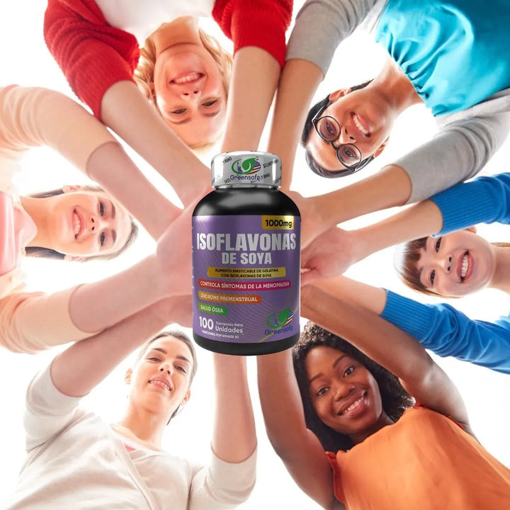 Isoflavonas De Soya Regulador Hormonal Menopausia Fem 1000mg - Imagen 8