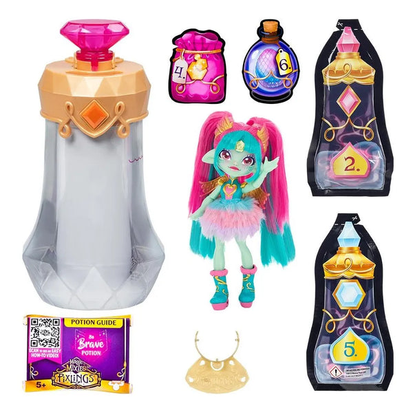 Magic Mixies Pixlings Muñeca Revelación Teal Verde Amistad Fiel Y Creatividad