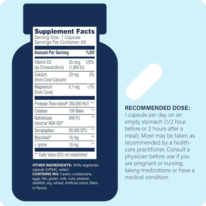Cápsulas De Apoyo Inmunitario Con Vitamina D3 L-lisina Calci - Imagen 2