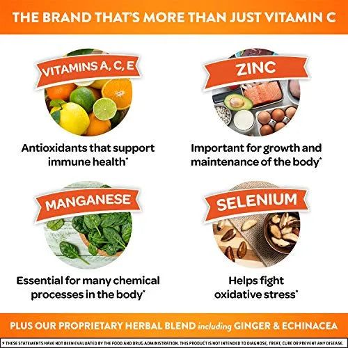 Airborne Vitamina C 1000mg Masticable Niños 116 Tabletas - Imagen 2