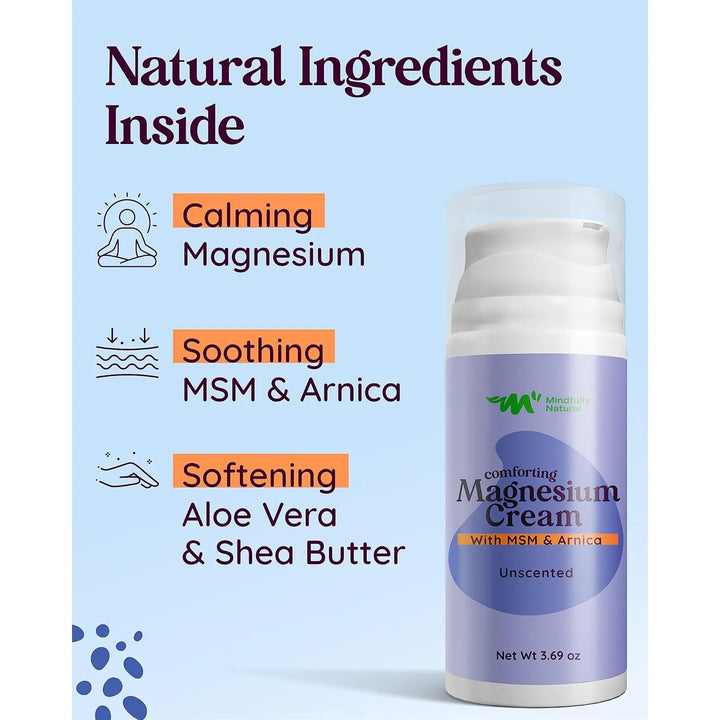 Crema Corporal De Magnesio Para Niños Loción Calmante Con Ár - Imagen 3