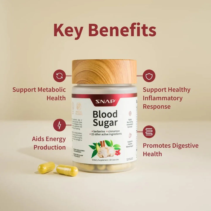 Apoyo Natural Para Glucosa En Sangre Con Berberina Y Canela - Imagen 6