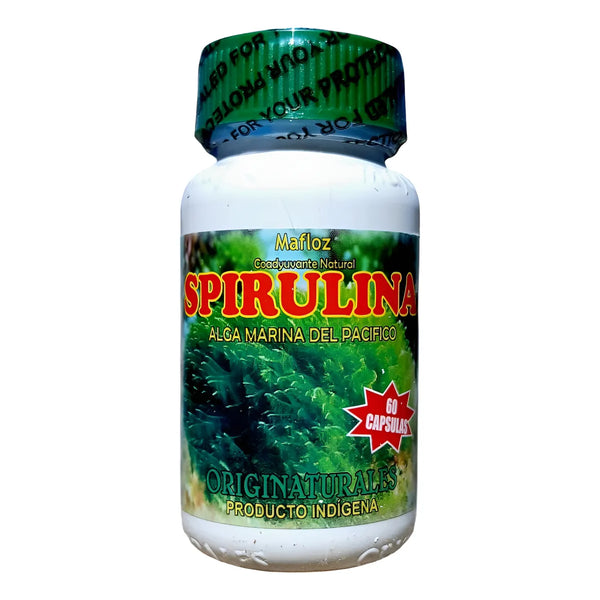 Spirulina  60 Capsulas Natural - Imagen 1