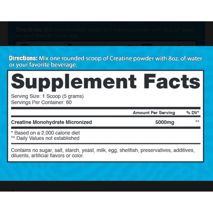 Creatina Monohidratada 300gr Dragon Pharma - Imagen 4