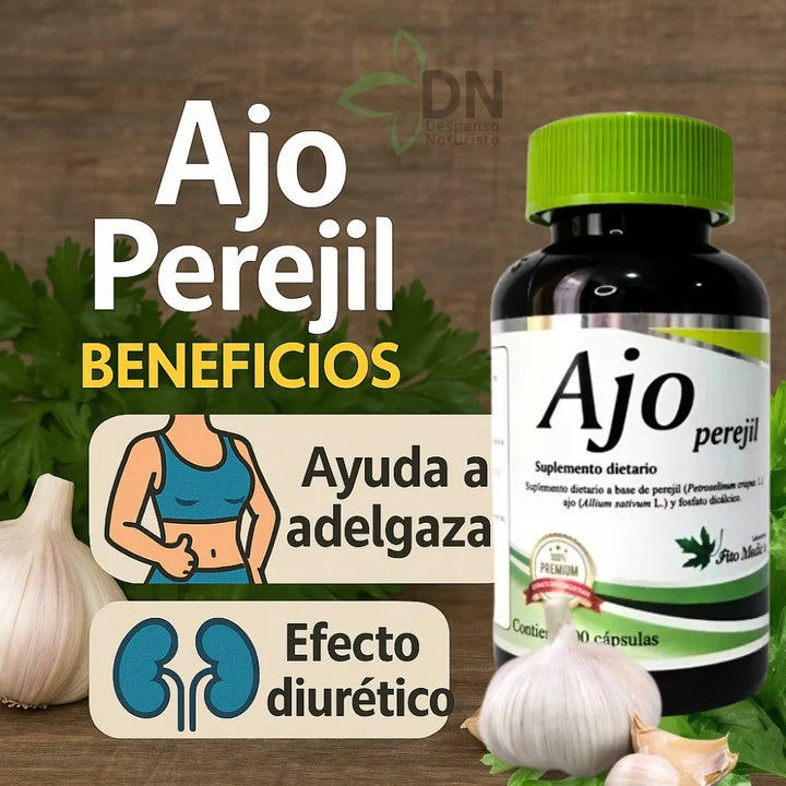 Ajo Perejil Adelgazante X 100 - Imagen 2